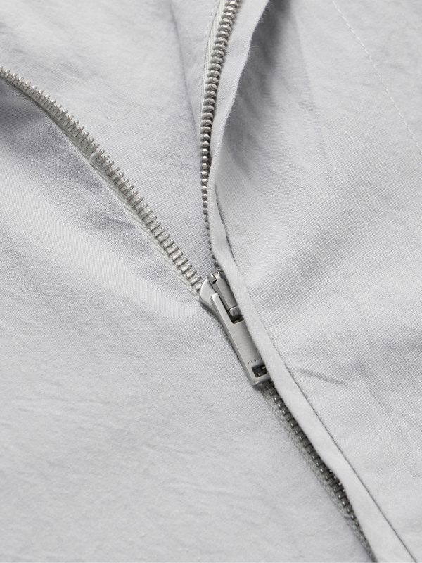 Textured-Cotton Hooded Jacket - CU Textured-Cotton Hooded Jacket - CU