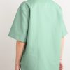 Camp-Collar Linen and Cotton-Blend Drill Overshirt - BK Camp-Collar Linen and Cotton-Blend Drill Overshirt - BK