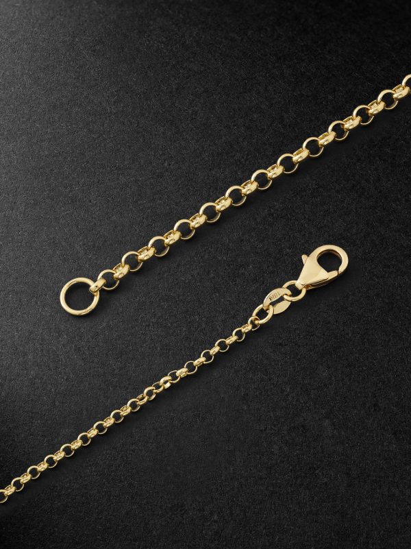 Mixed Belcher 18-Karat Gold, Lapis Lazuli and Diamond Necklace - BK Mixed Belcher 18-Karat Gold, Lapis Lazuli and Diamond Necklace - BK