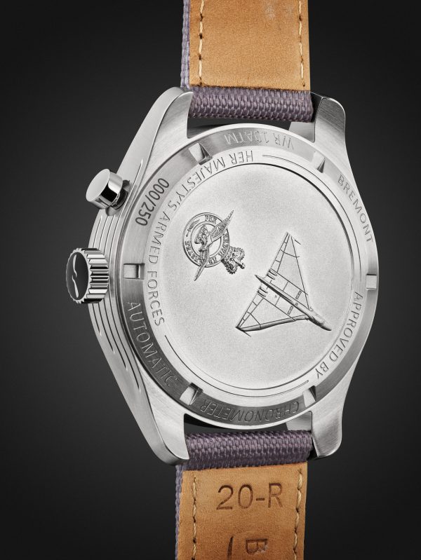 Vulcan Limited Edition Automatic Chronograph 42mm Stainless Steel and Sailcloth Watch, Ref. No. VULCAN-R-S - BK Vulcan Limited Edition Automatic Chronograph 42mm Stainless Steel and Sailcloth Watch, Ref. No. VULCAN-R-S - BK