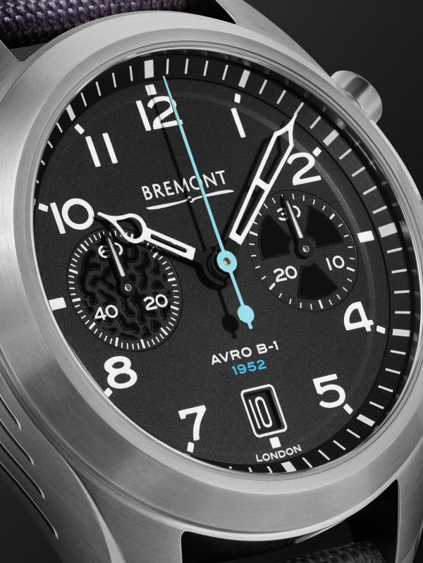 Vulcan Limited Edition Automatic Chronograph 42mm Stainless Steel and Sailcloth Watch, Ref. No. VULCAN-R-S - CU Vulcan Limited Edition Automatic Chronograph 42mm Stainless Steel and Sailcloth Watch, Ref. No. VULCAN-R-S - CU