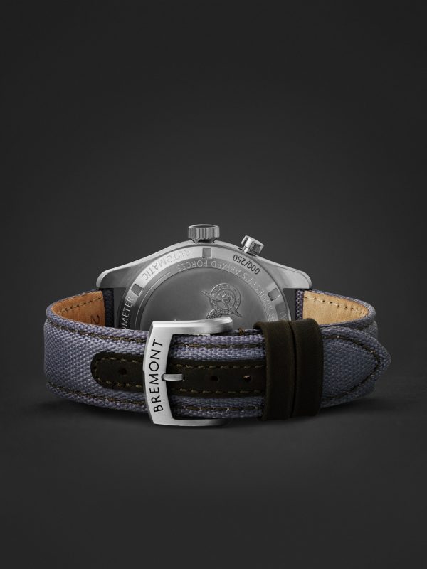 Vulcan Limited Edition Automatic Chronograph 42mm Stainless Steel and Sailcloth Watch, Ref. No. VULCAN-R-S - E2 Vulcan Limited Edition Automatic Chronograph 42mm Stainless Steel and Sailcloth Watch, Ref. No. VULCAN-R-S - E2