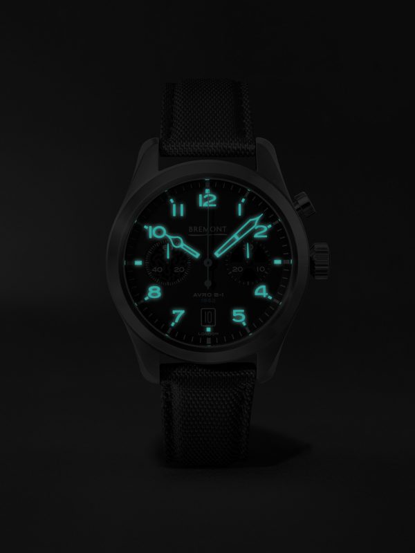 Vulcan Limited Edition Automatic Chronograph 42mm Stainless Steel and Sailcloth Watch, Ref. No. VULCAN-R-S - E5 Vulcan Limited Edition Automatic Chronograph 42mm Stainless Steel and Sailcloth Watch, Ref. No. VULCAN-R-S - E5