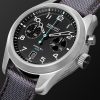 Vulcan Limited Edition Automatic Chronograph 42mm Stainless Steel and Sailcloth Watch, Ref. No. VULCAN-R-S - FR Vulcan Limited Edition Automatic Chronograph 42mm Stainless Steel and Sailcloth Watch, Ref. No. VULCAN-R-S - FR
