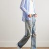 Striped Cotton-Voile Shirt - OU Striped Cotton-Voile Shirt - OU