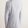 Striped Wool and Silk-Blend Blazer - BK