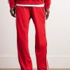 Straight-Leg Striped Jersey Sweatpants - BK Straight-Leg Striped Jersey Sweatpants - BK