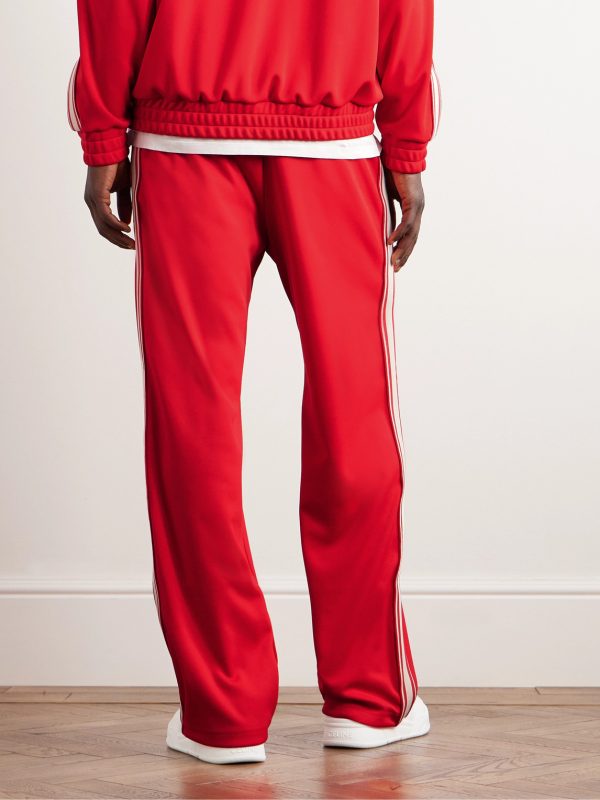 Straight-Leg Striped Jersey Sweatpants - BK Straight-Leg Striped Jersey Sweatpants - BK
