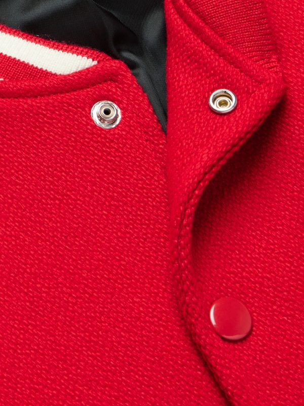 Jackson Logo-Appliquéd Wool-Blend Varsity Jacket - CU Jackson Logo-Appliquéd Wool-Blend Varsity Jacket - CU
