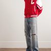 Jackson Logo-Appliquéd Wool-Blend Varsity Jacket - OU Jackson Logo-Appliquéd Wool-Blend Varsity Jacket - OU