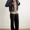 Checked Cotton-Poplin Shirt - OU Checked Cotton-Poplin Shirt - OU