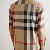 Checked Cotton-Poplin Shirt - BK
