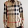Checked Cotton-Poplin Shirt - FR