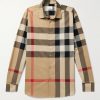Checked Cotton-Poplin Shirt