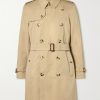 Kensington Belted Double-Breasted Cotton-Gabardine Trench Coat Kensington Belted Double-Breasted Cotton-Gabardine Trench Coat
