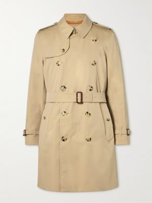 Kensington Belted Double-Breasted Cotton-Gabardine Trench Coat Kensington Belted Double-Breasted Cotton-Gabardine Trench Coat