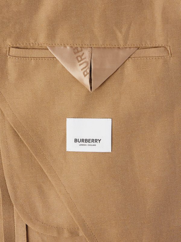 Slim-Fit Unstructured Wool and Linen-Blend Suit Jacket - E2
