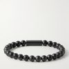 Le 28 Brushed-Ceramic Beaded Bracelet - BK Le 28 Brushed-Ceramic Beaded Bracelet - BK