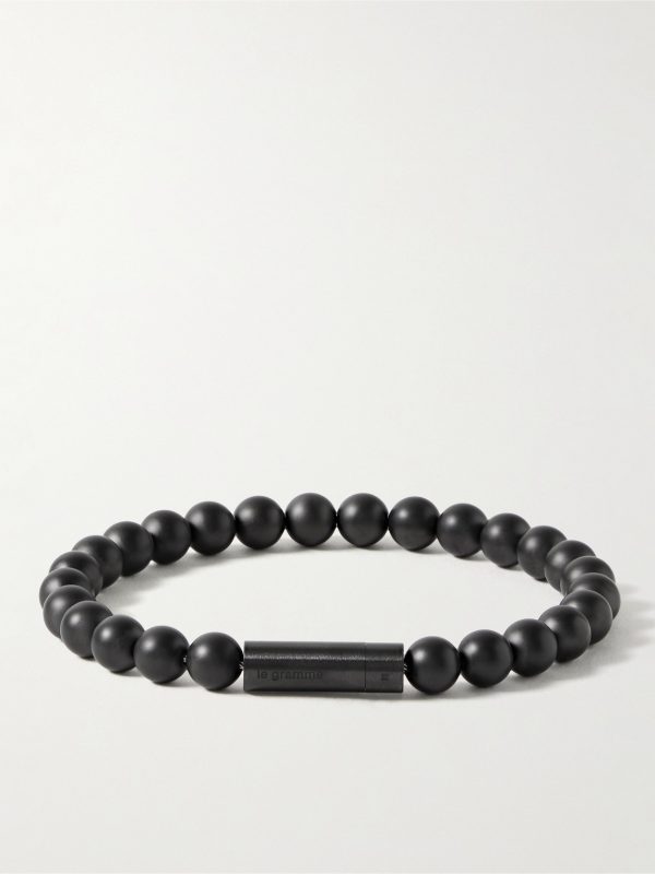 Le 28 Brushed-Ceramic Beaded Bracelet Le 28 Brushed-Ceramic Beaded Bracelet