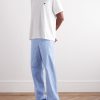 Straight-Leg Striped Cotton-Poplin Pyjama Trousers - OU Straight-Leg Striped Cotton-Poplin Pyjama Trousers - OU