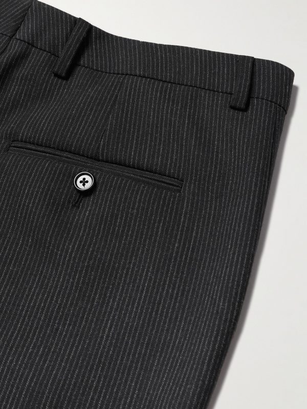Pinstriped Wool Trousers - CU Pinstriped Wool Trousers - CU