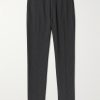 Pinstriped Wool Trousers Pinstriped Wool Trousers
