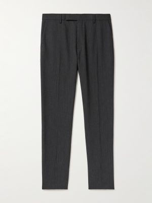 Pinstriped Wool Trousers Pinstriped Wool Trousers