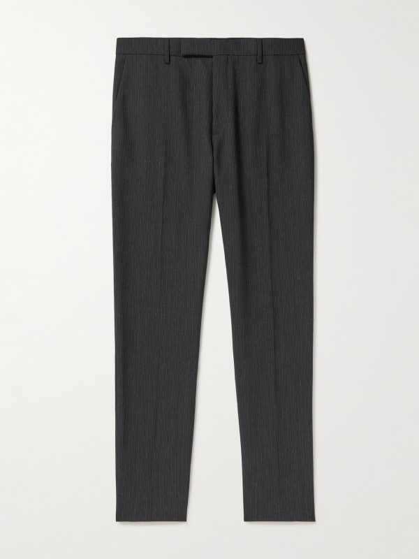 Pinstriped Wool Trousers Pinstriped Wool Trousers