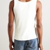 Logo-Embroidered Ribbed Silk and Cotton-Blend Tank Top - BK Logo-Embroidered Ribbed Silk and Cotton-Blend Tank Top - BK