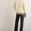 Logo-Appliquéd Ribbed Cotton Cardigan - OU Logo-Appliquéd Ribbed Cotton Cardigan - OU