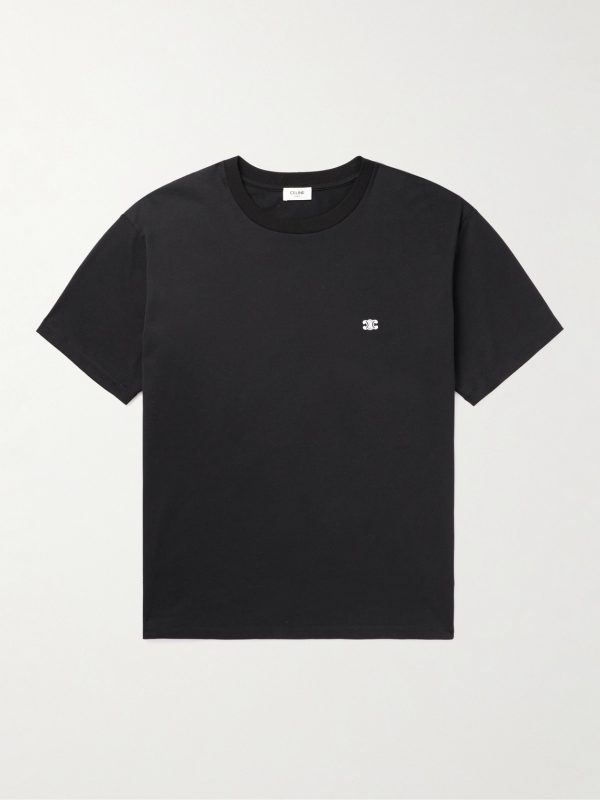 Logo-Embroidered Cotton-Jersey T-Shirt Logo-Embroidered Cotton-Jersey T-Shirt