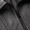 Slim-Fit Panelled Leather Jacket - CU Slim-Fit Panelled Leather Jacket - CU