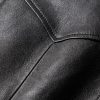 Slim-Fit Panelled Leather Jacket - E1 Slim-Fit Panelled Leather Jacket - E1