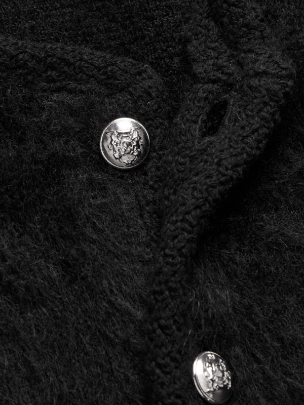 Brushed Mohair-Blend Cardigan - CU Brushed Mohair-Blend Cardigan - CU