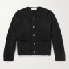 Brushed Mohair-Blend Cardigan Brushed Mohair-Blend Cardigan