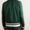 Triomphe Logo-Embroidered Jersey Track Jacket - BK Triomphe Logo-Embroidered Jersey Track Jacket - BK