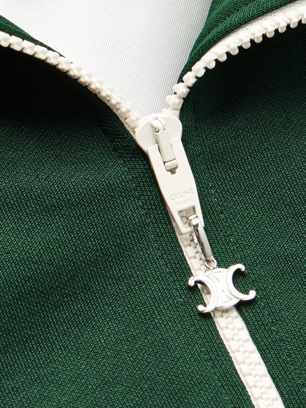 Triomphe Logo-Embroidered Jersey Track Jacket - CU Triomphe Logo-Embroidered Jersey Track Jacket - CU