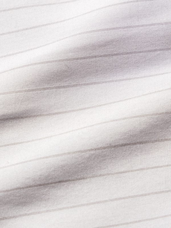 Slim-Fit Striped Silk Shirt - E1 Slim-Fit Striped Silk Shirt - E1