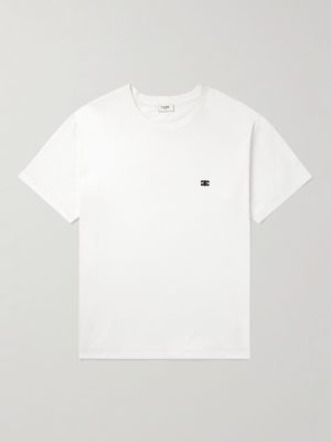 Logo-Embroidered Cotton-Jersey T-shirt Logo-Embroidered Cotton-Jersey T-shirt