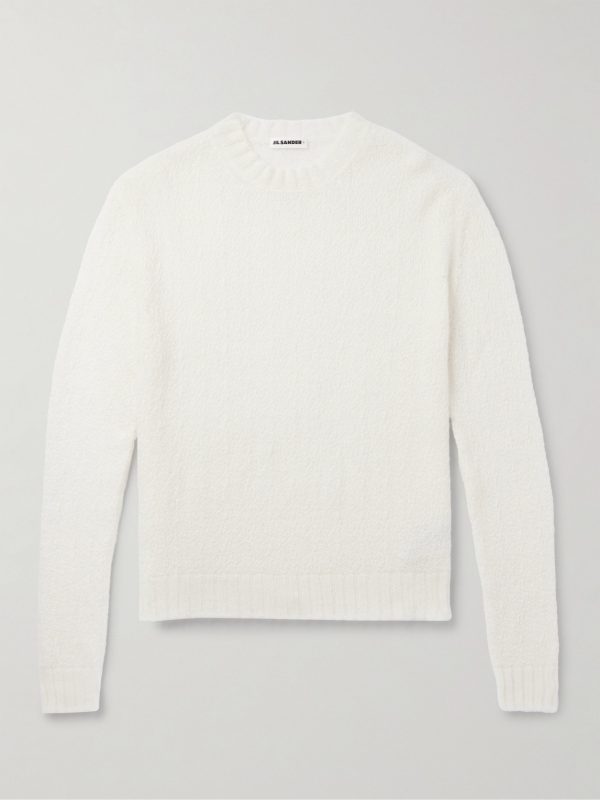 + Brushed Mohair-Blend Sweater + Brushed Mohair-Blend Sweater
