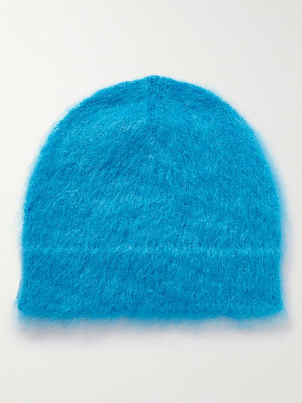 Brushed Mohair-Blend Beanie Brushed Mohair-Blend Beanie