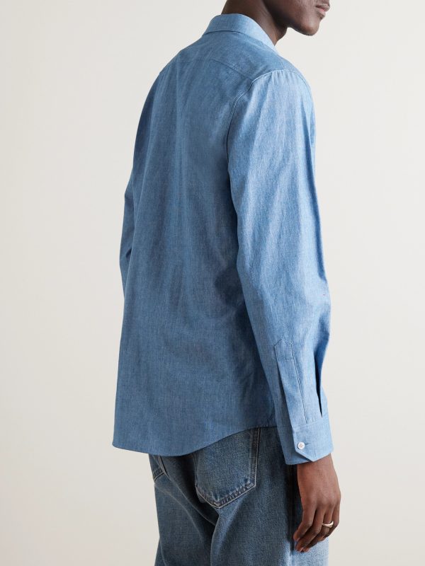 Triomphe Cotton-Chambray Shirt - BK