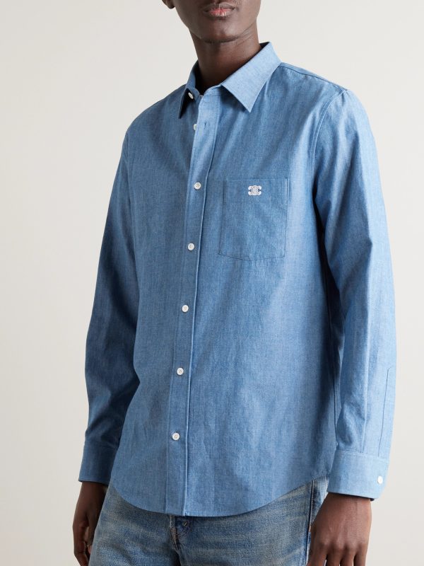 Triomphe Cotton-Chambray Shirt - FR
