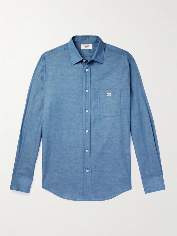 Triomphe Cotton-Chambray Shirt