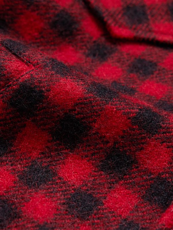 Padded Checked Wool and Mohair-Blend Hooded Overshirt - E1 Padded Checked Wool and Mohair-Blend Hooded Overshirt - E1