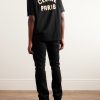 Convertible-Collar Logo-Appliquéd Matte-Satin Shirt - OU