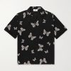 Convertible-Collar Printed Woven Shirt Convertible-Collar Printed Woven Shirt