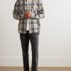 Plaid Cotton-Flannel Shirt - OU Plaid Cotton-Flannel Shirt - OU