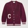 Logo-Appliquéd Cotton Cardigan Logo-Appliquéd Cotton Cardigan