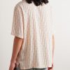 Convertible-Collar Printed Woven Shirt - BK Convertible-Collar Printed Woven Shirt - BK
